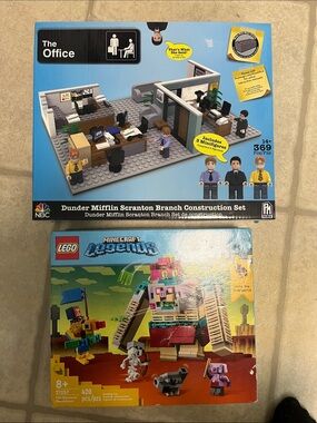 Two NEW LEGO sets. Minecraft and The Office